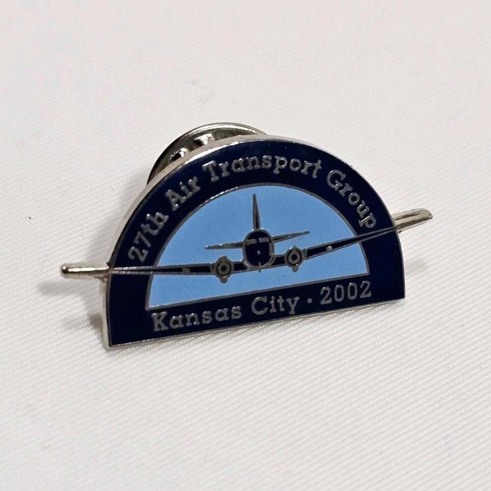 Vintage 27th Air Transport Group U.S. Army Air Forces Military Lapel Hat Pin